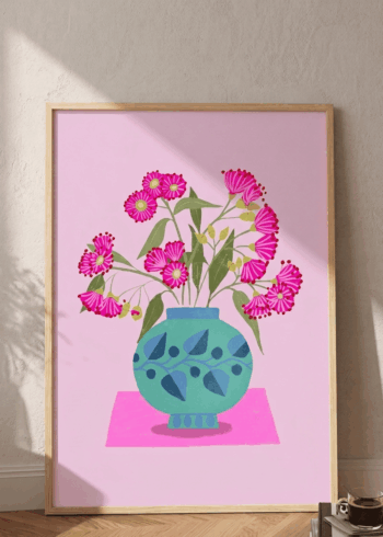 დილის ყვავილები პოსტერი