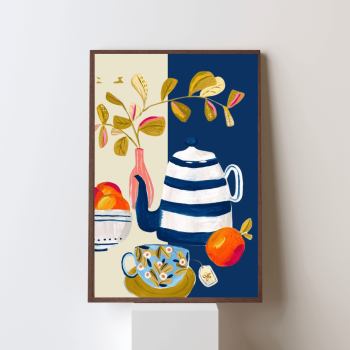 ლურჯი დილა პოსტერი