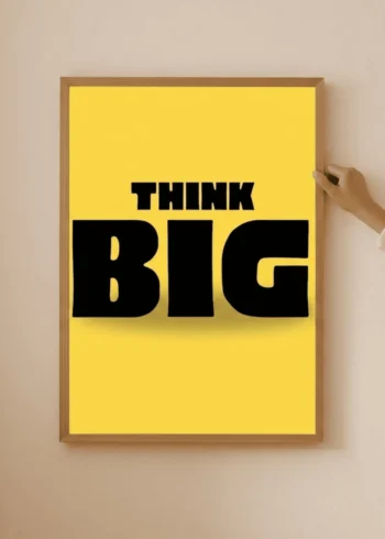 THINK BIG პოსტერი