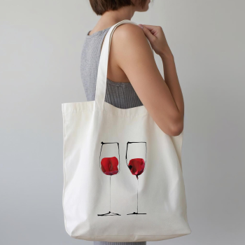 ღვინის ჭიქა-ჩანთა