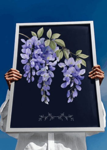 ყვავილების პოსტერი