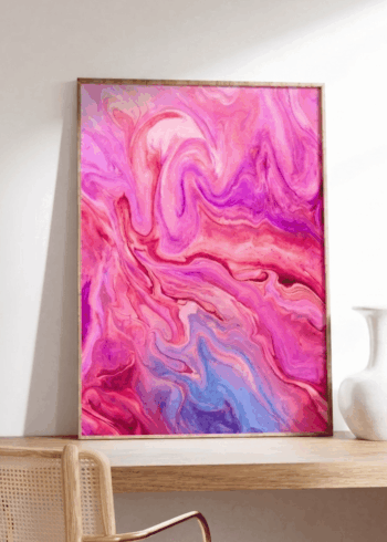 Pinky Blue პოსტერი