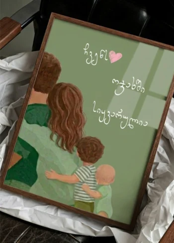 ჩვენს ოჯახში სიყვარულია პოსტერი