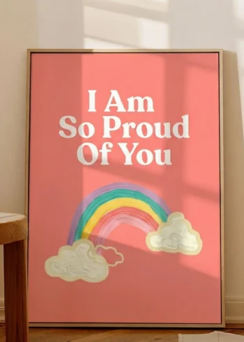 I am so proud of you პოსტერი
