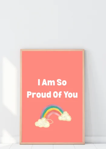 I am so proud of you პოსტერი