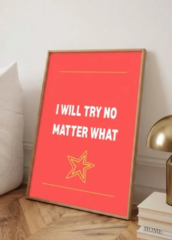 პოსტერი I WILL TRY