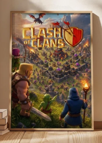 პოსტერი CLASH OF CLANS