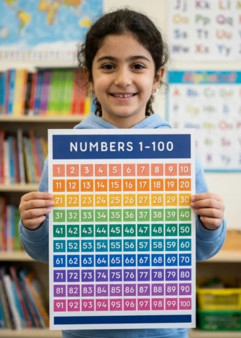 NUMBERS 1-100 A4