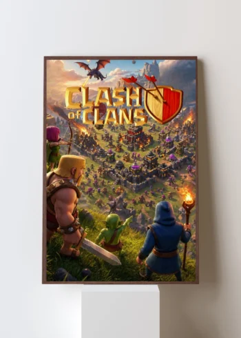 პოსტერი CLASH OF CLANS