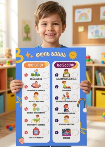 დღის გეგმა A4