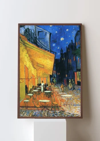 პოსტერი კაფეს ტერასა ღამით VAN GOGH