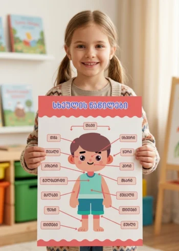 პოსტერი სხეულის ნაწილები