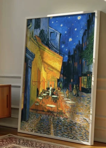 პოსტერი კაფეს ტერასა ღამით VAN GOGH