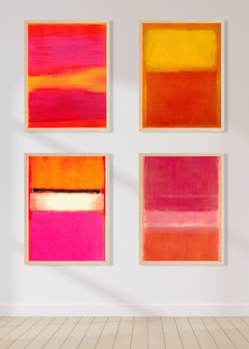 Mark Rothko ფერები პოსტერები